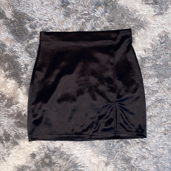 Satin Mini Skirt - Picture 2 of 3